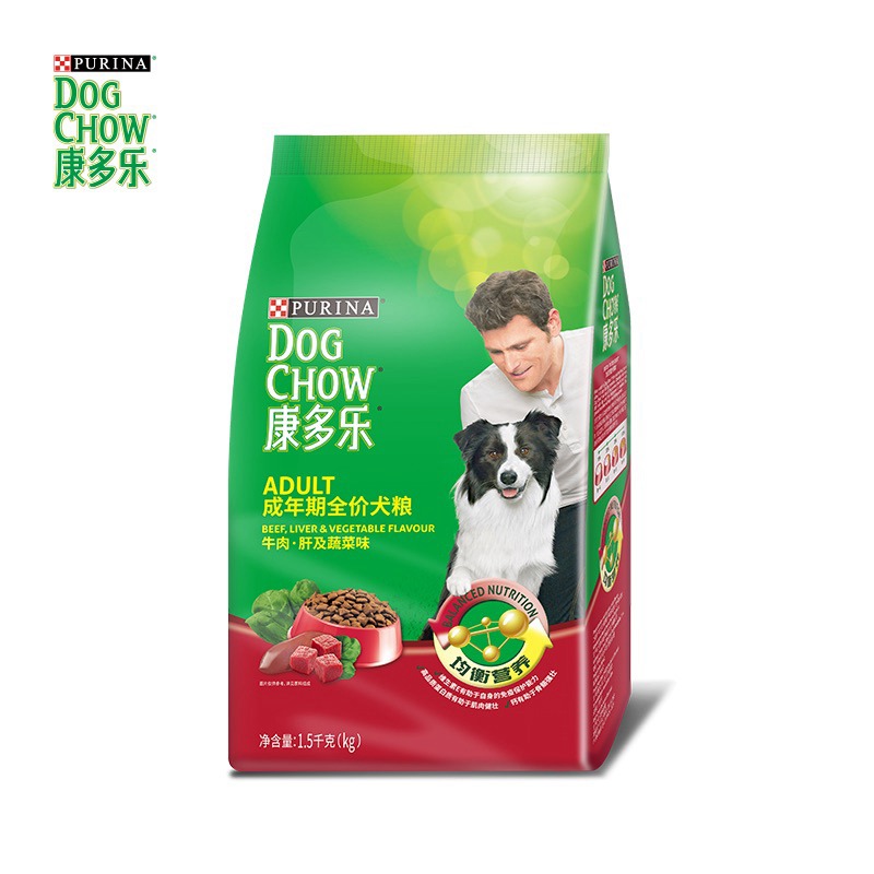 康多樂牛肉肝蔬菜味成(chéng)年期全價犬糧